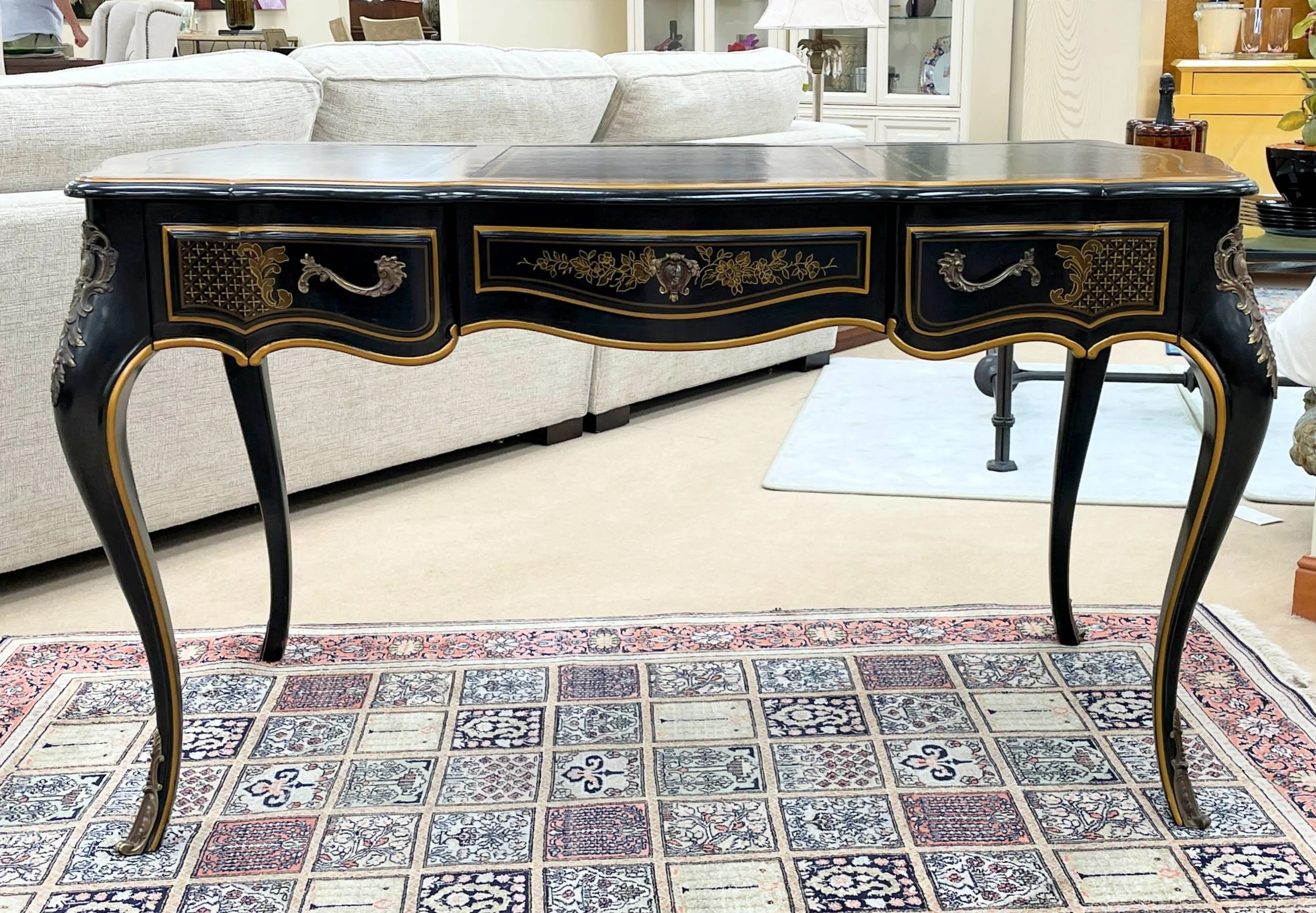 Encore Furniture Gallery-Vintage Drexel French Louis XV Desk With